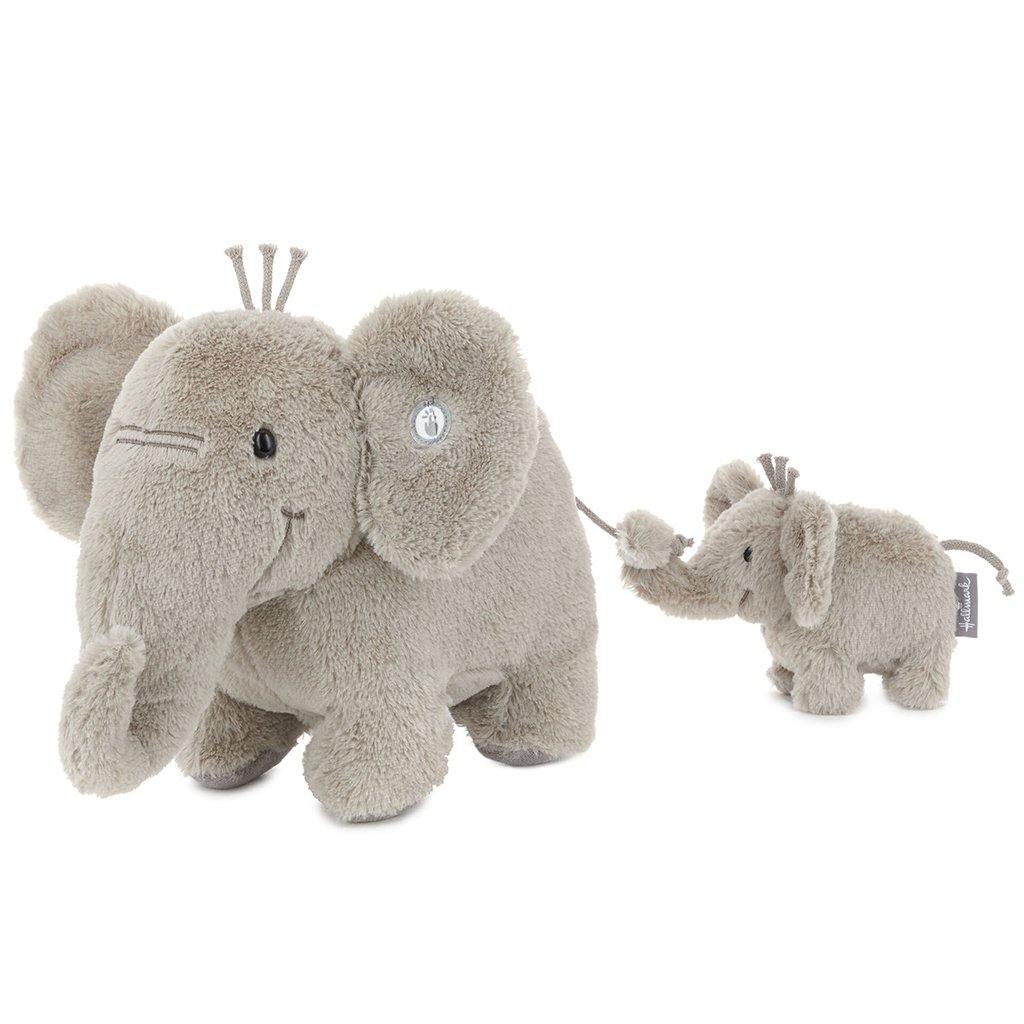 Hallmark  Big and Little Elephant Singing Stuffed Animals With Motion, 8