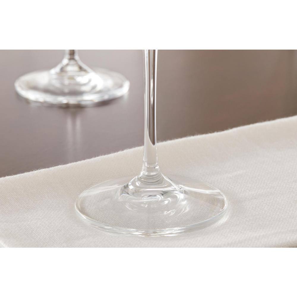 Home Decorators Collection Genoa 12 oz. Lead-Free Crystal Champagne Flutes (Set of 8) 27393020006