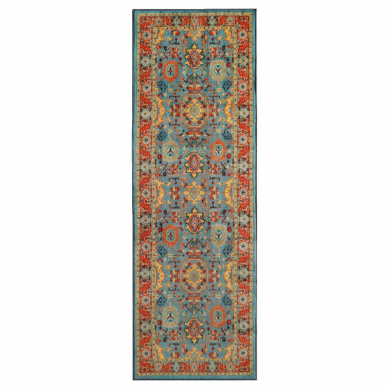 Superior Hadar Non-Slip Medallion Indoor Area Rug