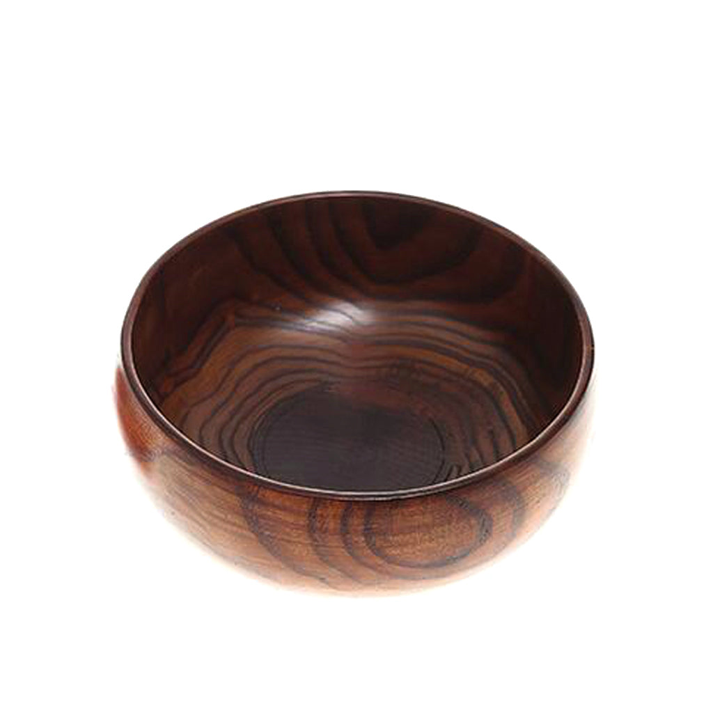 Japanese Style Dinner Fruits Vegetables Wooden Bowl Salad Dessert Round Dining Serving Bow.5x7cm