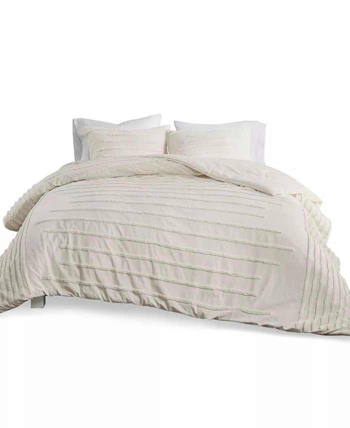 Urban Habitat Mercer 3-Pc. Duvet Cover Set， Full Queen