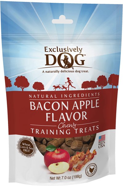 Exclusively Dog Bacon Apple Flavor Training Dog Treats