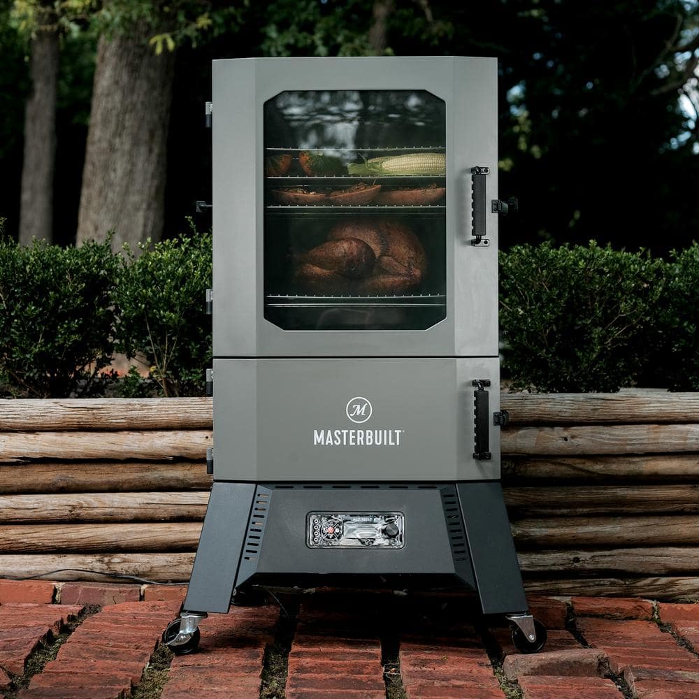 Masterbuilt 40 in. Digital Charcoal Smoker in Gray MB20060321