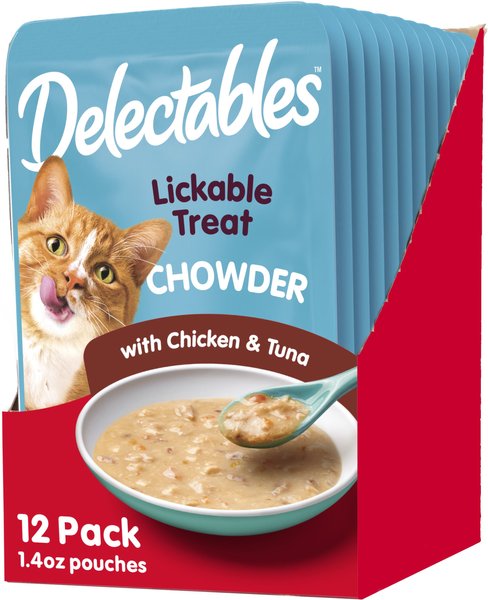 Hartz Delectables Chowder Chicken and Tuna Lickable Cat Treat