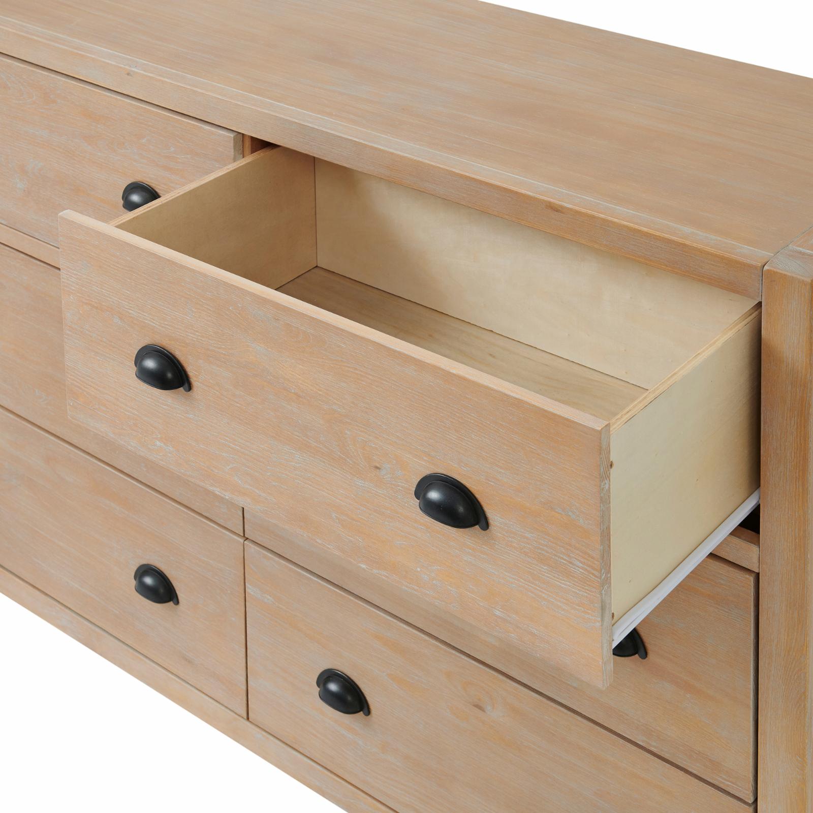 Alaterre Furniture Arden 6-Drawer Wood Double Dresser