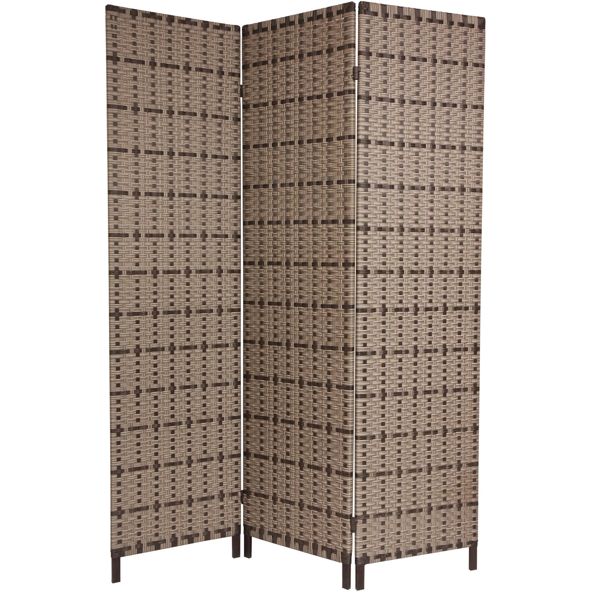 Oriental Furniture 6 ft. Tall Tropical Outdoor Screen - 3 Panel