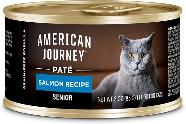 American Journey Senior Pate Salmon Recipe Canned Cat Food