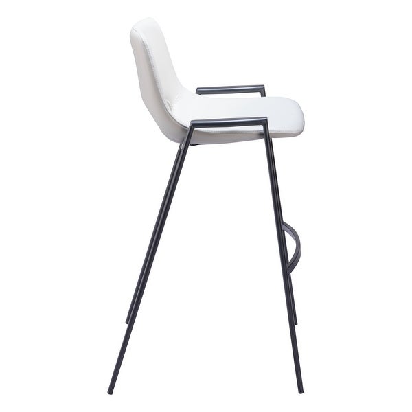 Britley Bay Barstool Chair (Set of 2) White - N/A