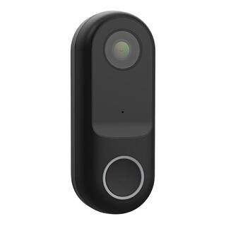 Feit Electric HD 1080P Hardwired Wi-Fi Smart Outdoor Black Doorbell Surveillance Home Security Camera Motion Sound Detection (3-Pack) CAMDOORWIFI3