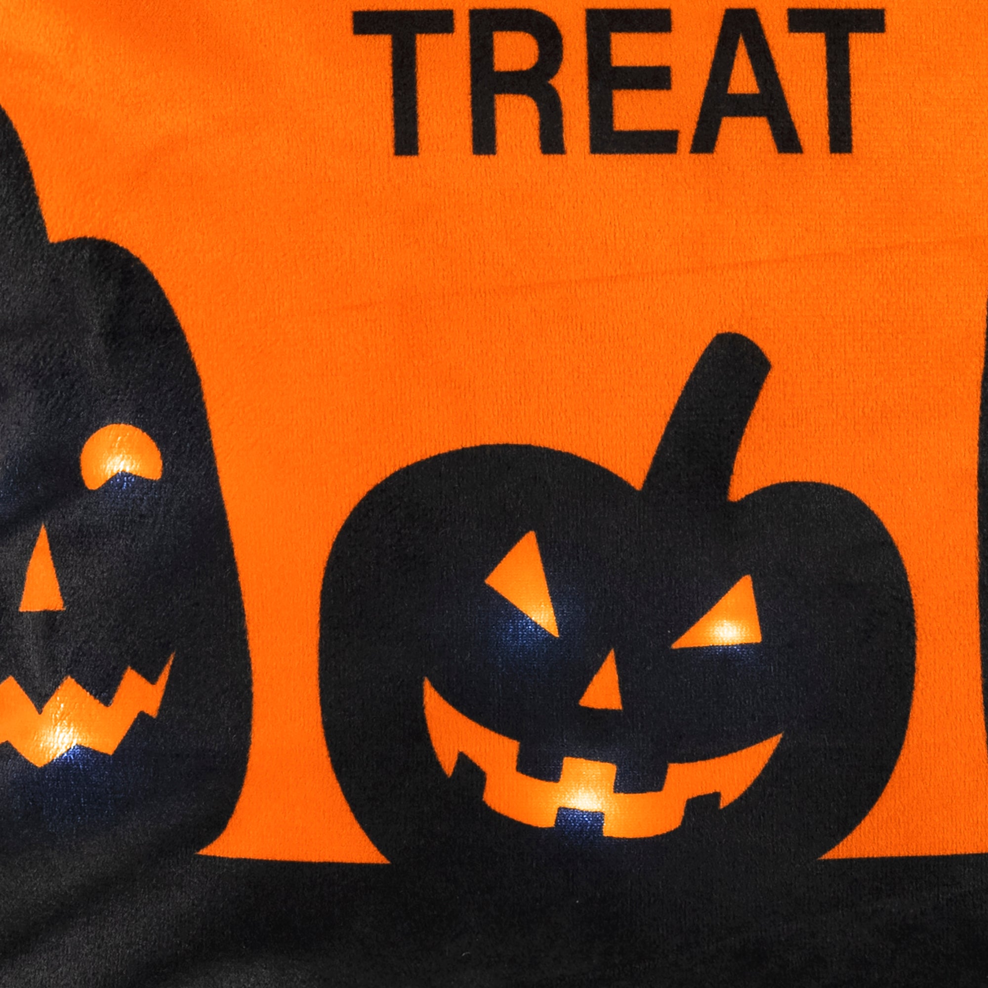 Trick Or Treat Pumpkin LED Decorative Pillow