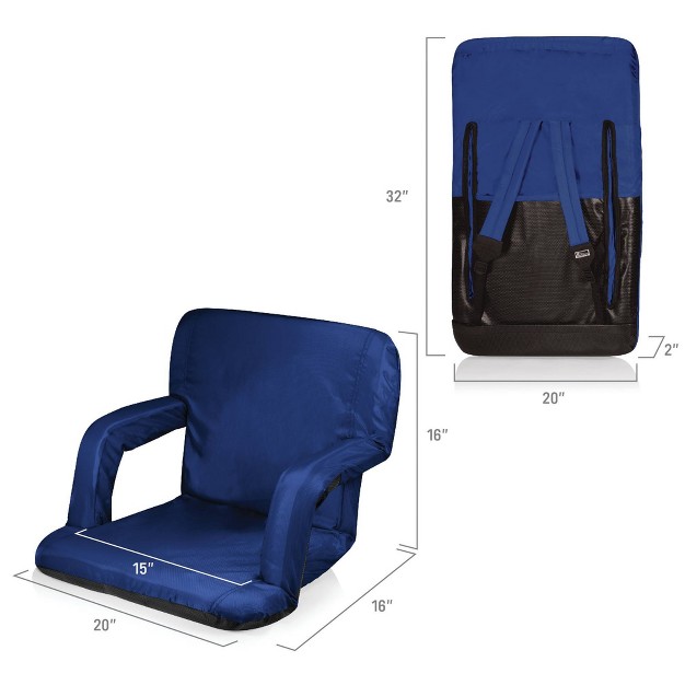 Picnic Time Ventura Stadium Seats Navy