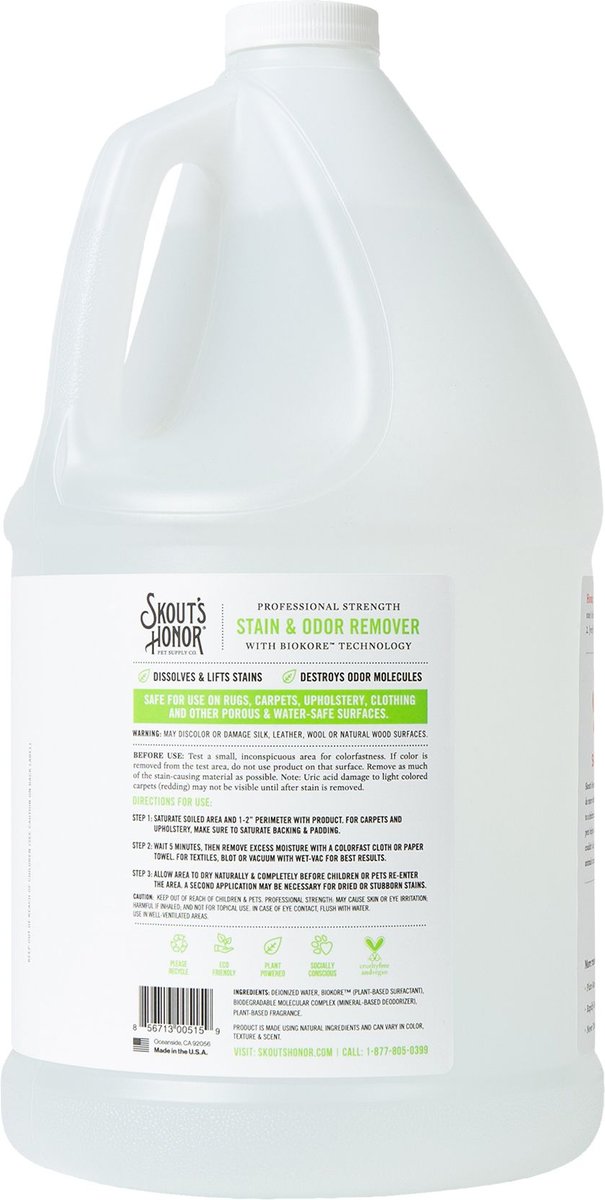 Skout's Honor Professional Strength Stain and Odor Remover