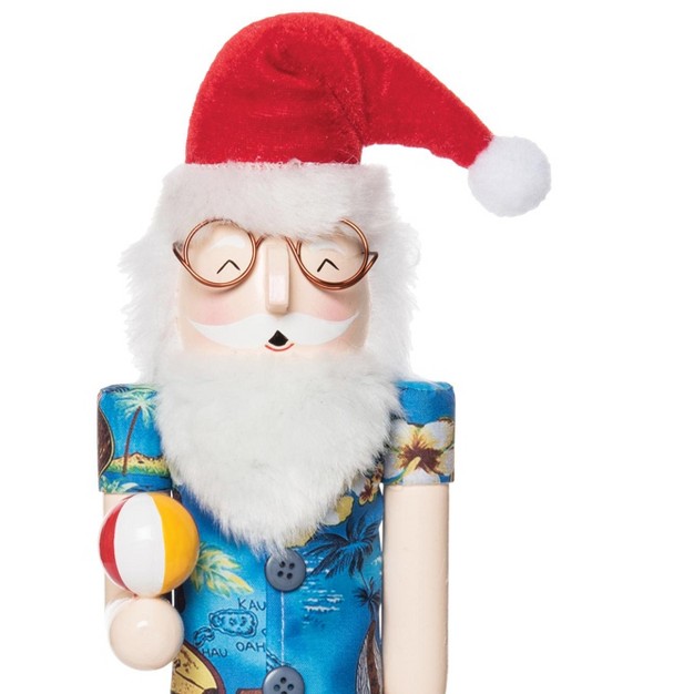 Gallerie Ii Beach Santa W bucket Figurine