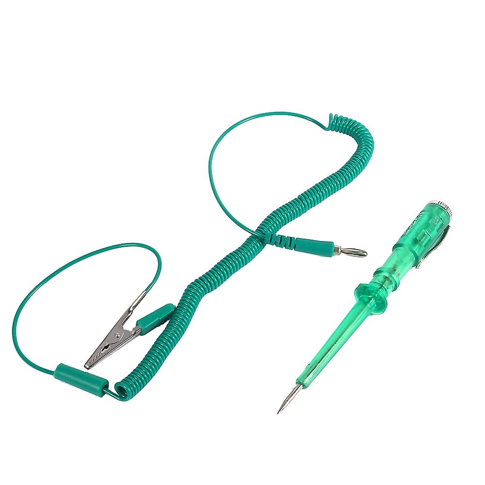 Auto Car Vehicle Circuit Tester Dc 6v 12v 24v Light Bulb Voltage Test Pen Pencil Green