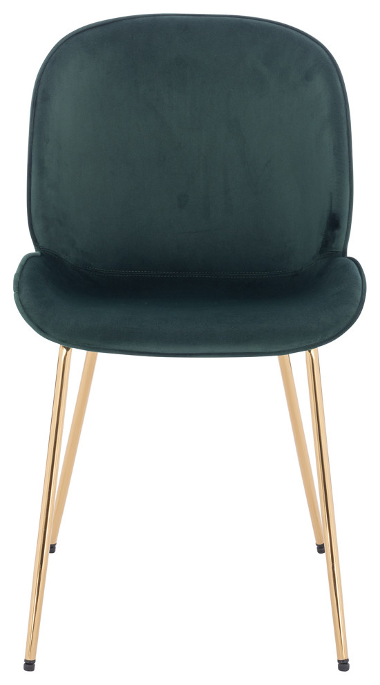 Lotus Chair  Green   Midcentury   Dining Chairs   by AFB Decor  Houzz