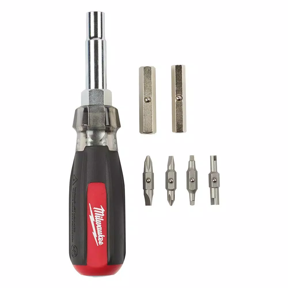 Milwaukee 6 in. Fixed Jab Saw and 12 ft. Compact Tape Measure and 13-in-1 Multi-Tip Cushion Grip Screwdriver Hand Tool Set and#8211; XDC Depot