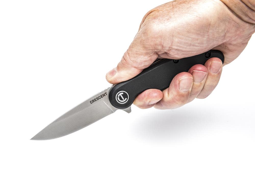 3-1/4 Drop Point Composite Handle Pocket Knife ;