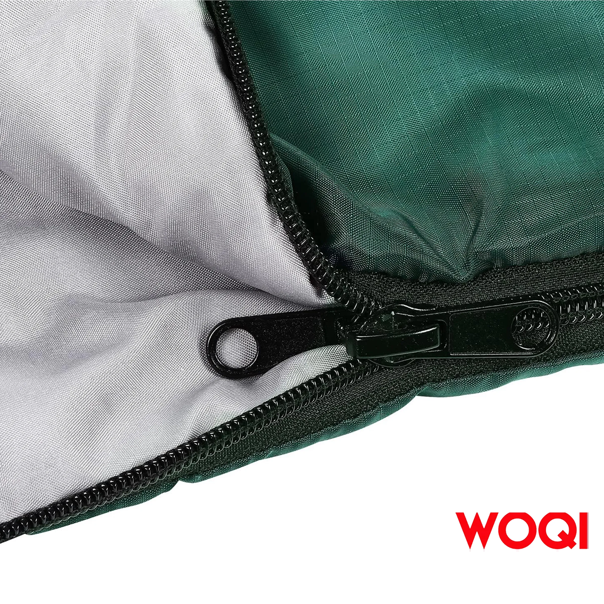 WOQI camping  backpacking or hiking double sleeping bag  lightweight waterproof double sleeping bag with 2 pillows