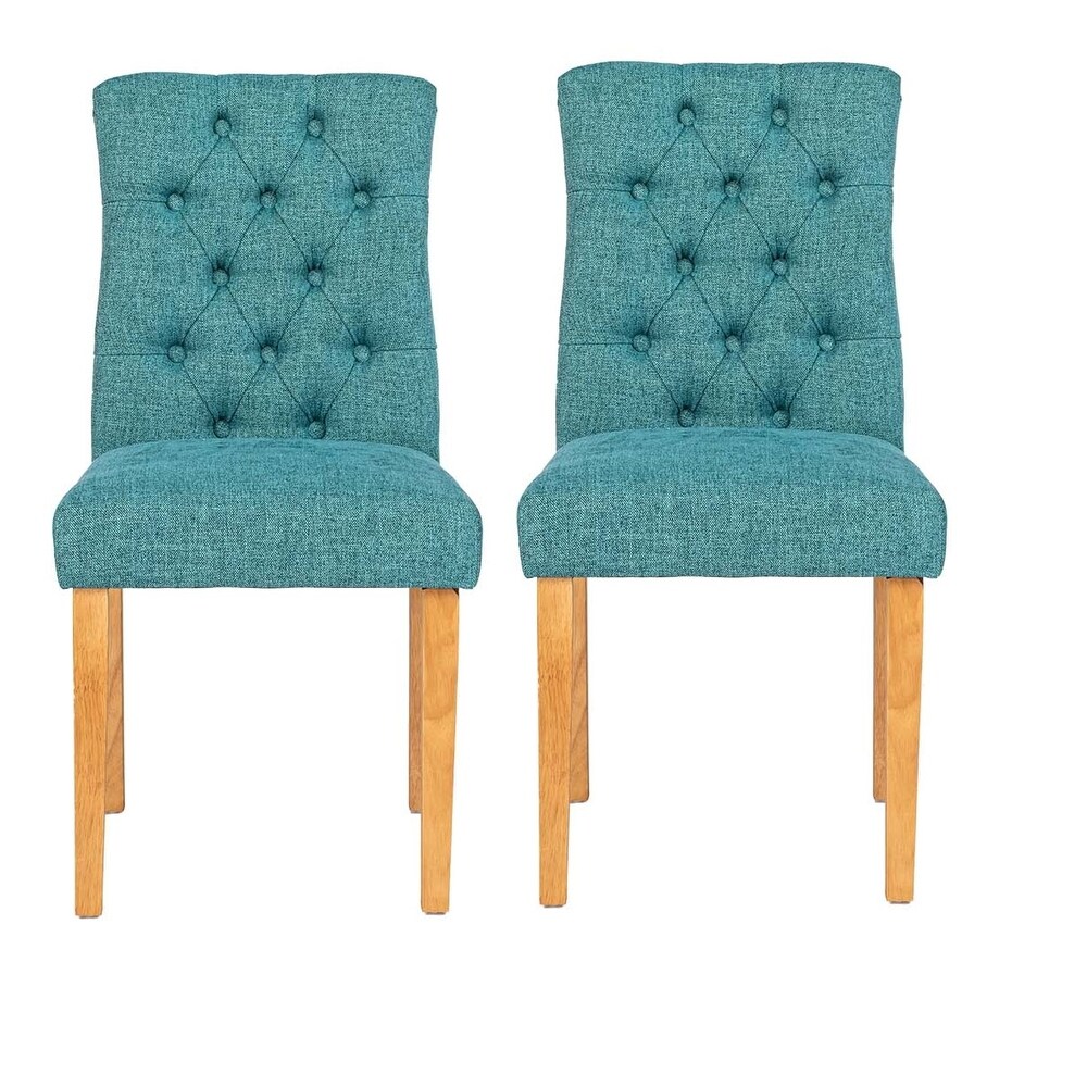 Homylin Upholstered Tufted Dining Chair (Set of 2)