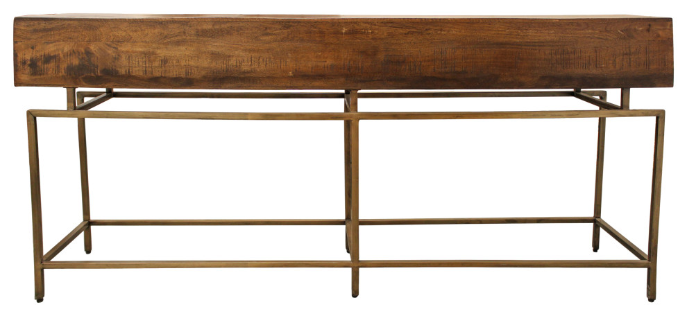 Goldbust Console Table with 4 Drawers   Contemporary   Console Tables   by Moti  Houzz