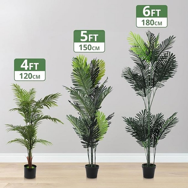 Artificial Areca Palm Tree Simulated Green Plant Artificial Tropical Plantsindoor Artificial Green Plants