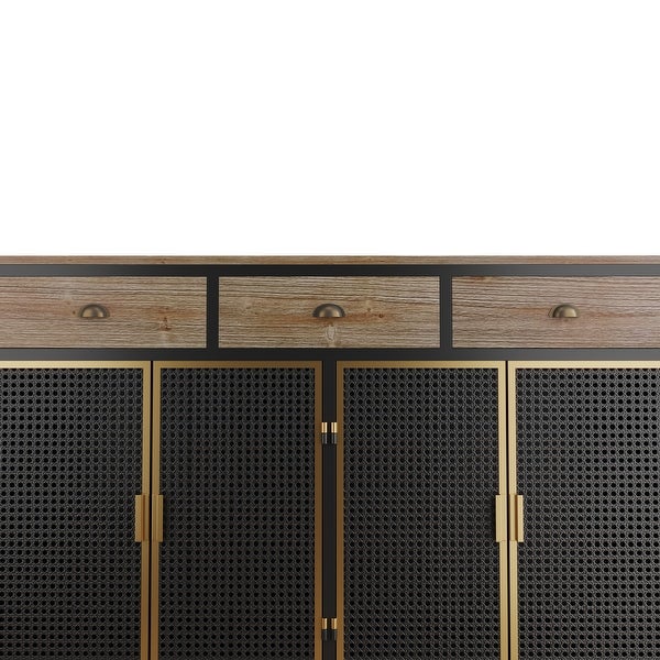 Sideboard Console Tables with 3 Top Drawers