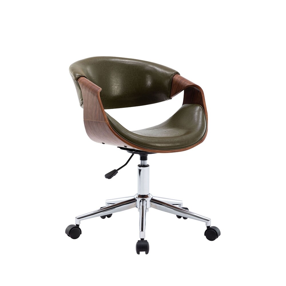 Porthos Home Aeko Office Chair  PU Leather  Height Adjustable Seat