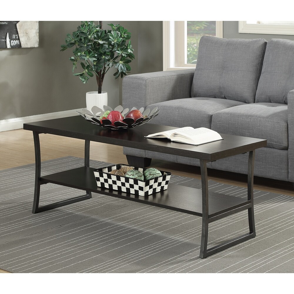 Convenience Concepts X Calibur Coffee Table with Shelf