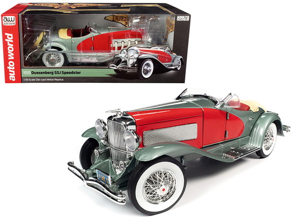 Autoworld AW279  1935 Duesenberg SSJ Speedster Gre...