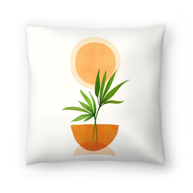 Abstract Happiness 3 By Modern Tropical Throw Pillow Americanflat Botanical Boho