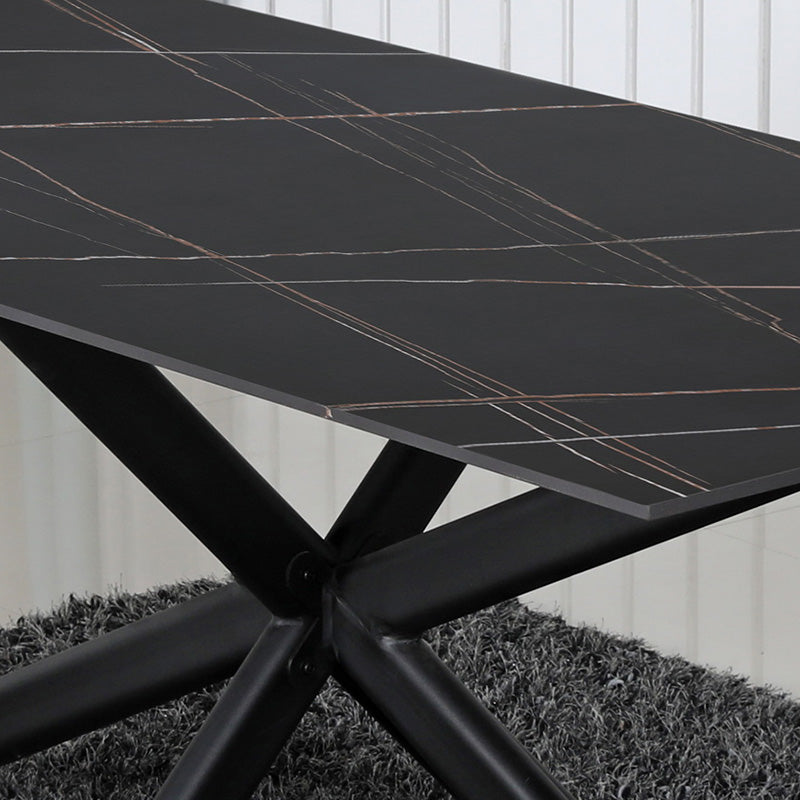 SANDY Sintered Stone Dining Table 180cm - Black