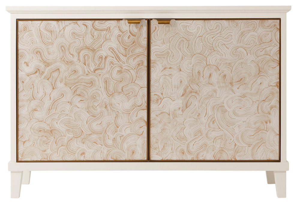 Modern Marbleized Cabinet   Transitional   Accent Chests And Cabinets   by English Georgian America  Houzz