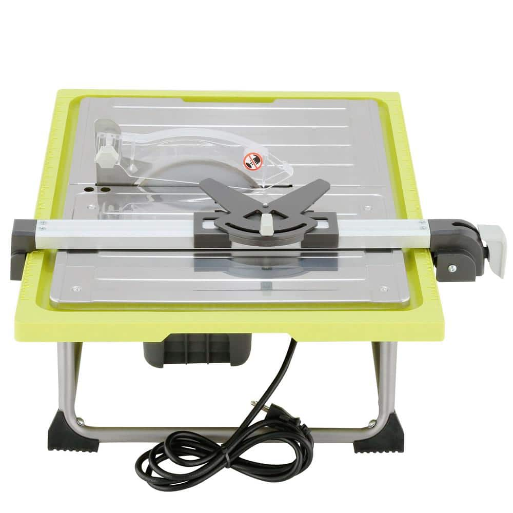 RYOBI 7 in. 4.8 Amp Tile Saw with Stand WS722SN