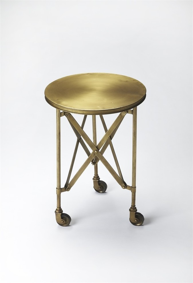 Accent Table  Industrial Chic   Transitional   Side Tables And End Tables   by BisonOffice  Houzz