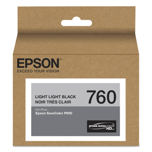  T760920 (760) UltraChrome HD Ink， Light Light Black