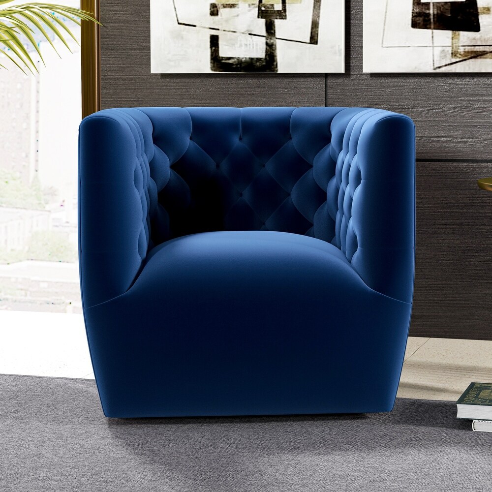 Luxor Mid Century Modern Swivel Accent Comfy Chair