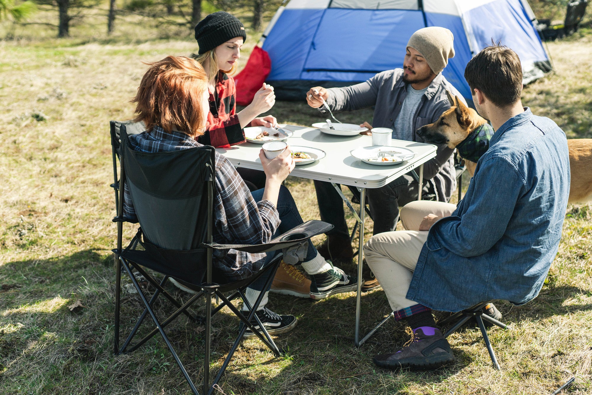 Stansport Camping Chair, Gray