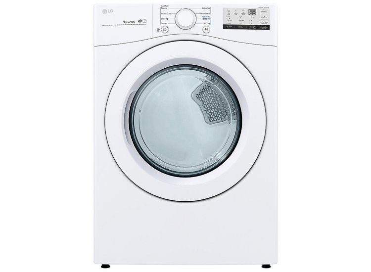 LG 7.4 Cu. Ft. White Electric Dryer