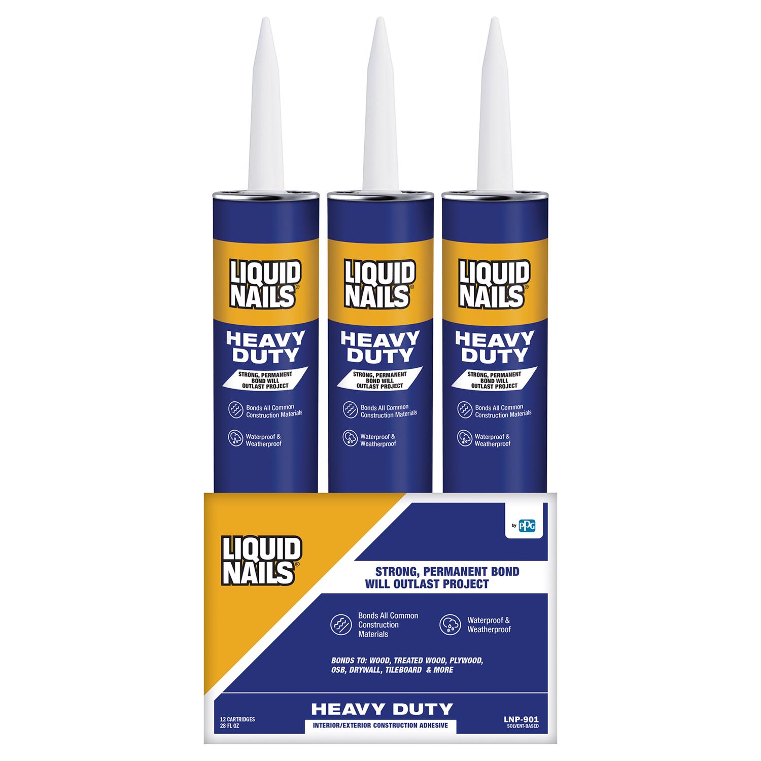 Liquid Nails Heavy Duty Acrylic Latex Construction Adhesive 28 oz