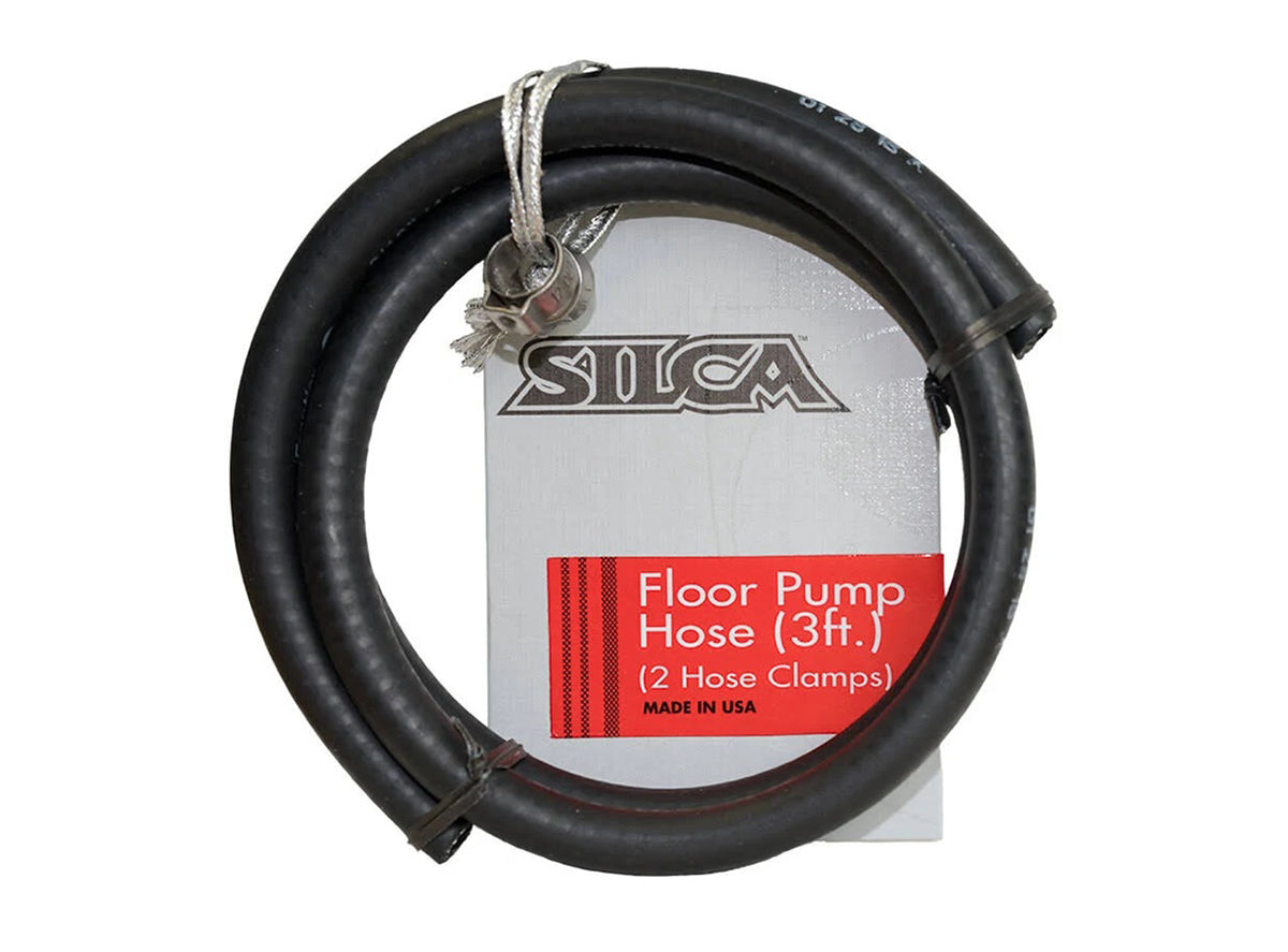 Silca Replacement Hose with Clamps - 3 Ft