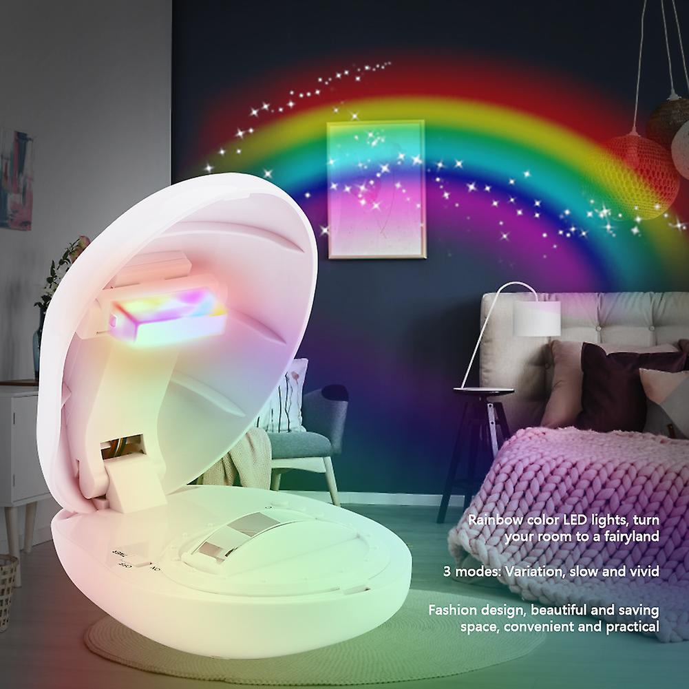 Rainbow Projector Lamp LED Night Light Atmosphere Light for Home Room Decor Birthday Gift