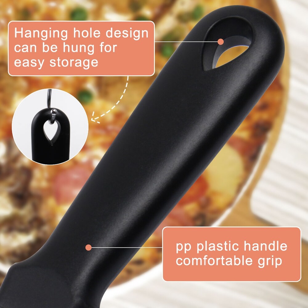 Pie Server Cake Pizza Grill Spatula Baking Cutter Wedding Party Serving Black   1pcs