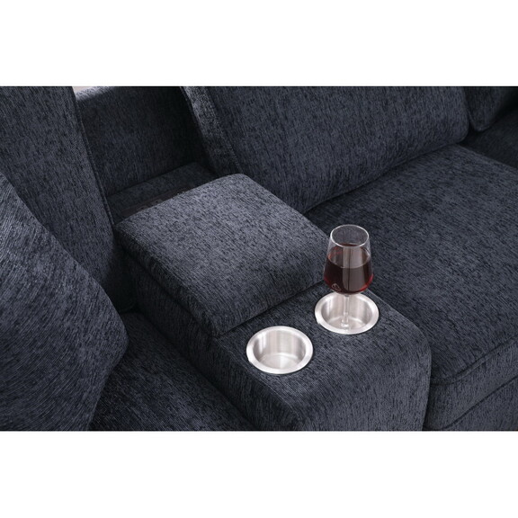 Lily Sectional Sofa with Ottoman B102S00033