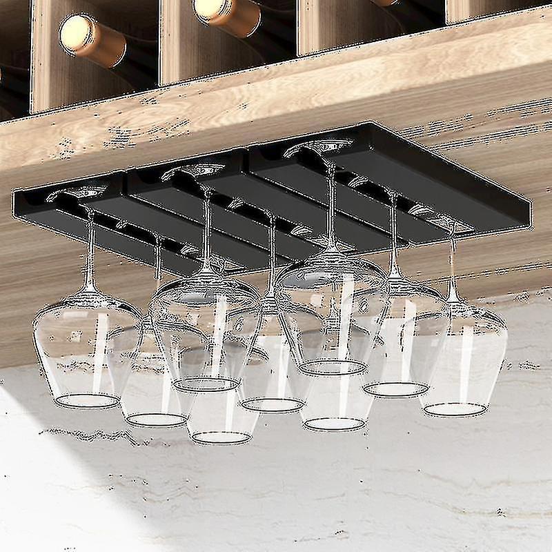 2 Piece Wine Cup Holder- Table Decor - Metal Storage Hanger - Organizer For Bar， Kitchen - Stemware