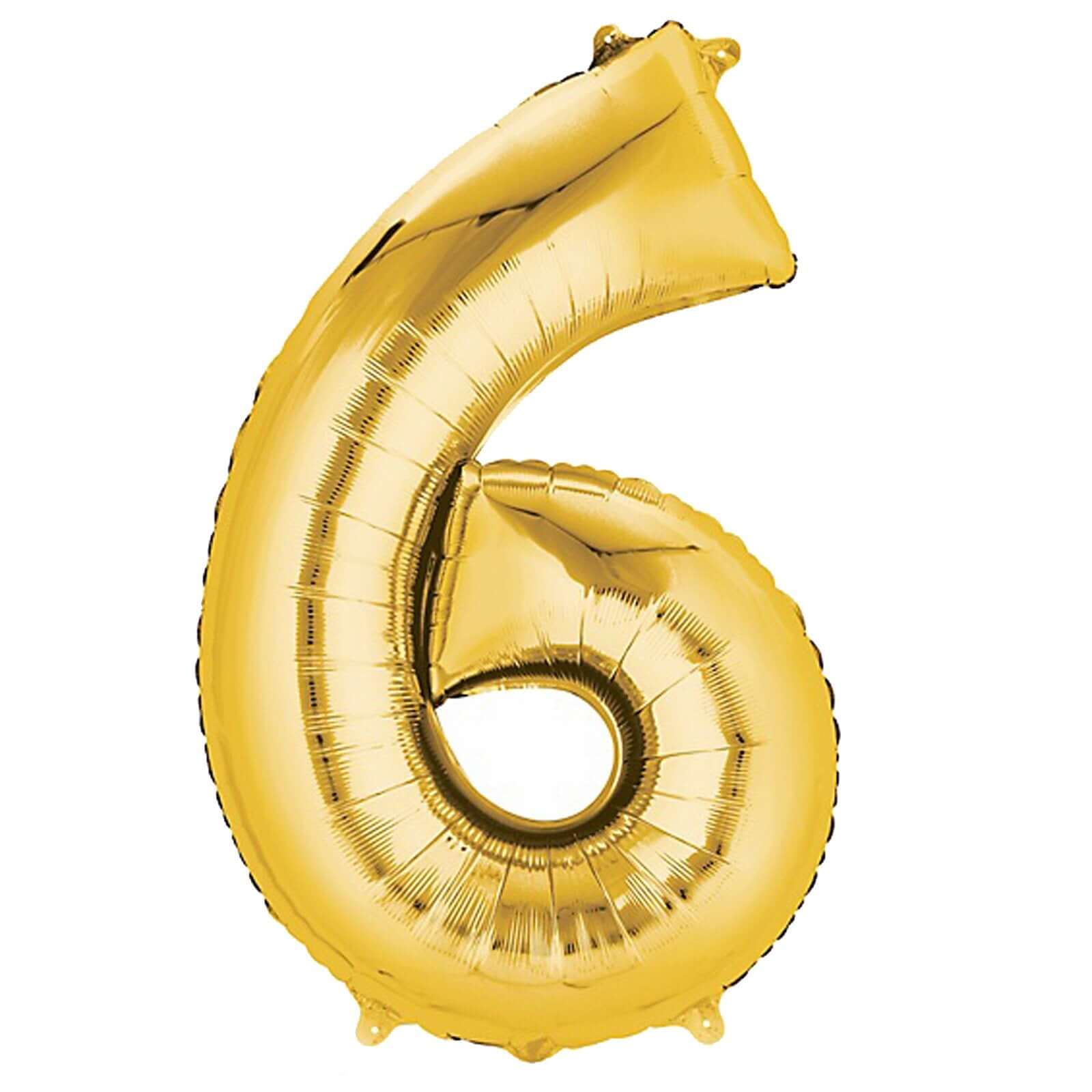 Shiny Metallic Gold Mylar Foil Helium/Air Number and Letter Balloons 40