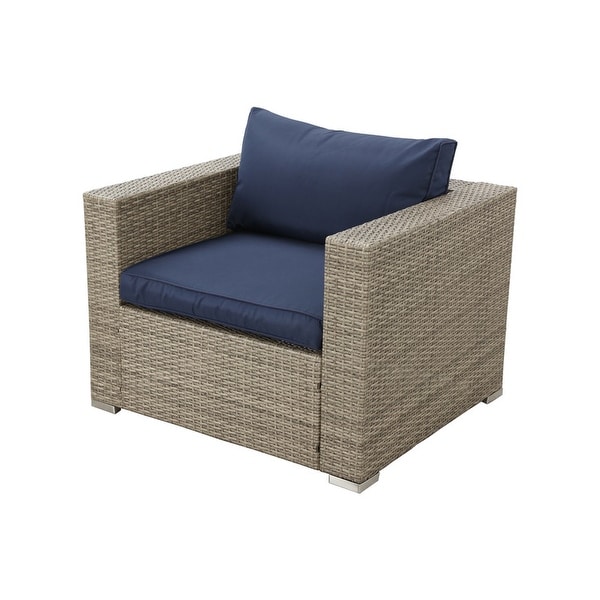 PATIO FESTIVAL 7Piece OUTDOOR Conversation Loveseat Seating Set