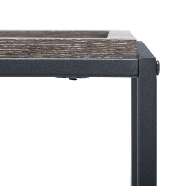 Andey Console Table Brown black Safavieh