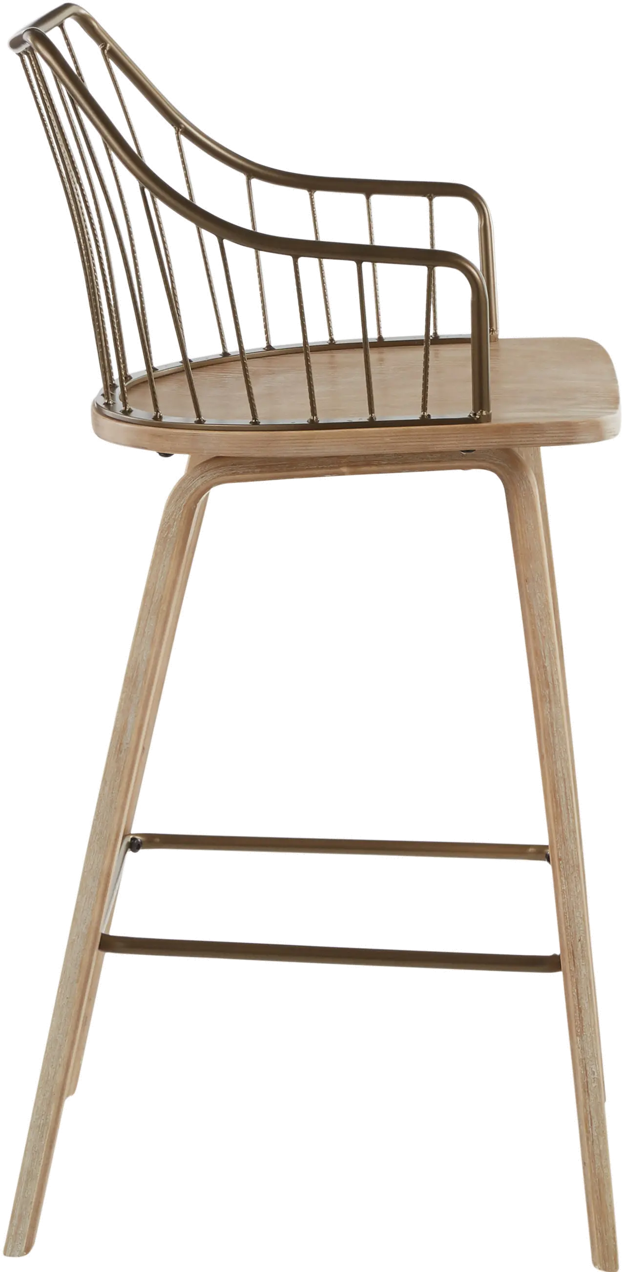 Winston Whitewash Counter Stool