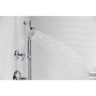 KOHLER Bancroft 3-Spray Patterns Wall Mount Handheld Shower Head 1.75 GPM in Polished Chrome K-22163-G-CP