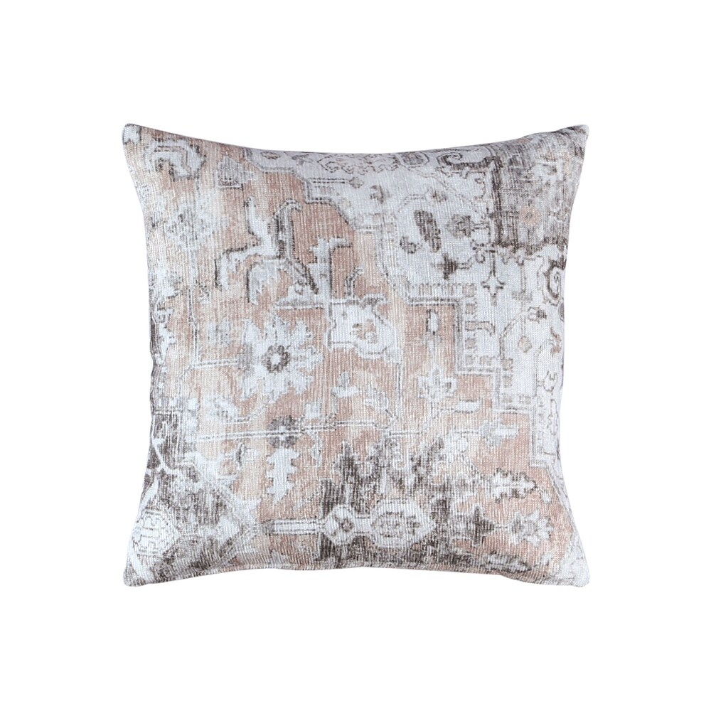 The Rug Collective Distressed Vintage Cezanne Blush Pillow